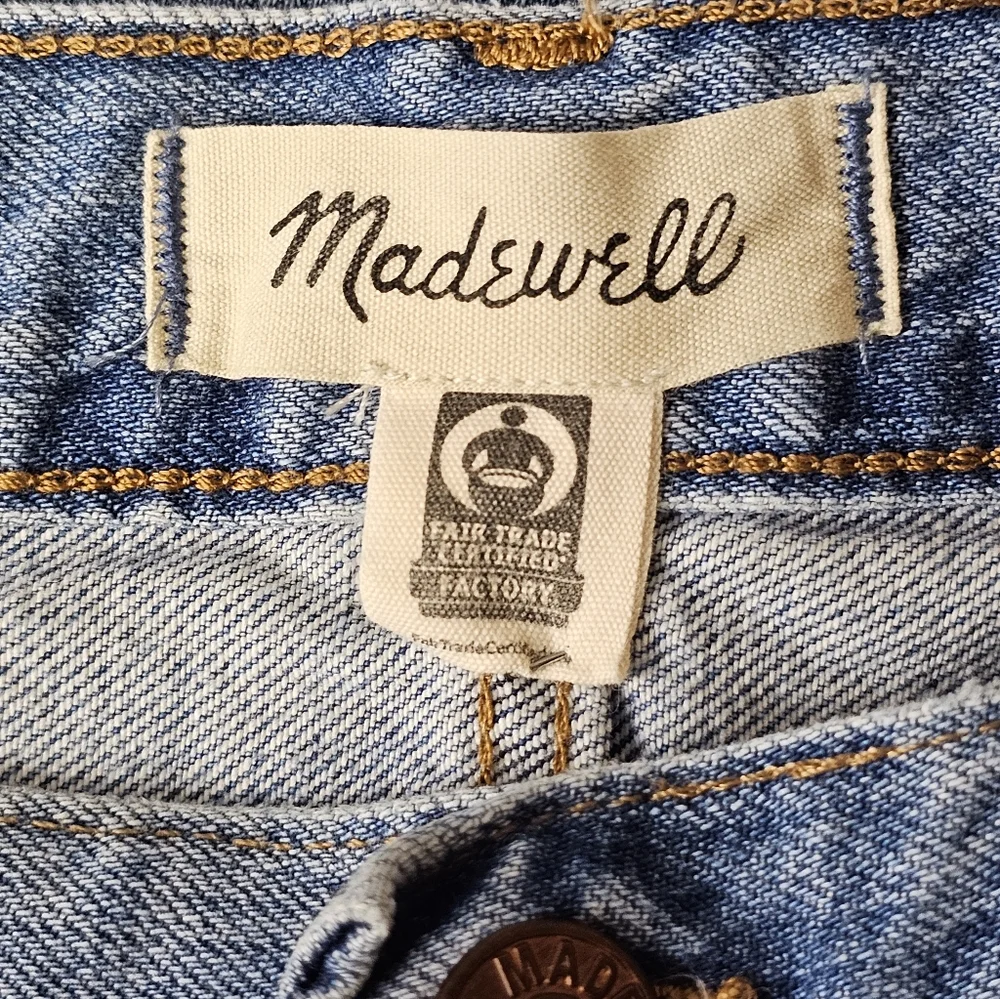 Madewell The Slouchy Boyjean High Rise Relaxed Jeans Rubyvale Wash Sz 32 EUC - Picture 10 of 12